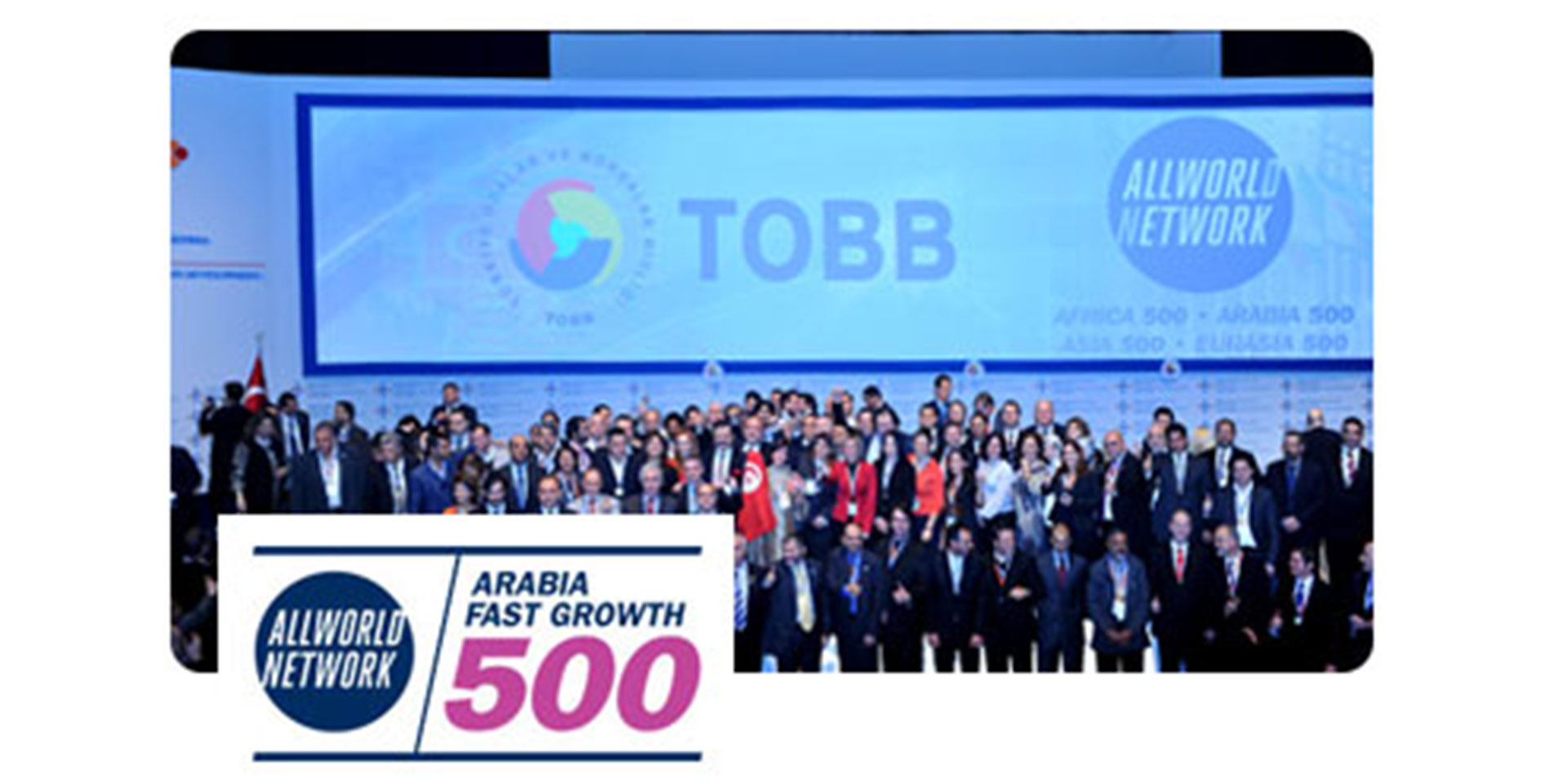 Insgesamt 500 Unternehmen aus 82 Ländern nahmen an der Konkurrenz von 500 am schnellsten wachsenden Unternehmen DUBAI Network